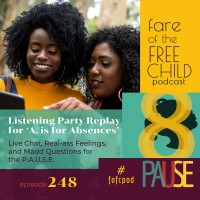 Ep 248: Listening Party Replay for ‘A. is for Absences’