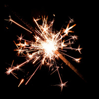 Sparks Of Light In Winter