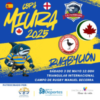 Torneo internacional de rugby `Copa Miura´ con cuatro equipos y más un centenar de jugadores seniors