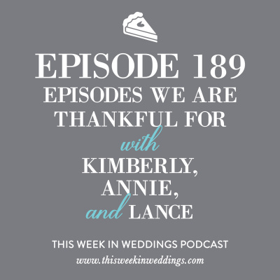 This Week In Weddings