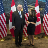 Will having Rex Tillerson in Canada do anything for our American relations?