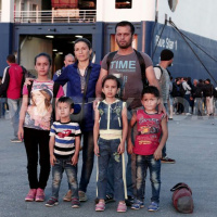 Greek refugee solidarity activist Maria