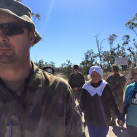 Rockhampton Peace Convergence spokesperson Robin Taubenfield about the Quaker Grannies arrests