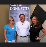 Angeline Kelly with Caliber Home Loans and Nancy Rosenberg with Sign-A-Rama Buford