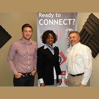 Indigo Triplett with Careers in Transition and Britton Clark with Atlanta Mission