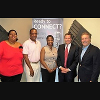 Cory Thompson  Cynthia Jackson with Georgia Piedmont Technical College and Neil Stevens with KeyWorth Bank