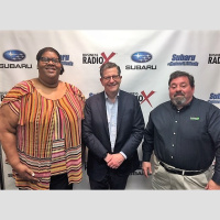 Steve Hassett with GT Software and Mitch Skyer with Passio Technologies