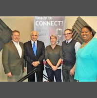 Rich Parlontieri with Speedemissions, Charles Hall with Hyperbaric Physicians of Georgia and Jess Parsons White with Open Hand/Good Measure Meals
