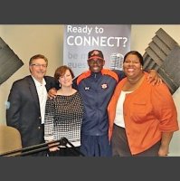 Gabby Bray with Mosaica Online Preparatory Academy and James Swinton with Lifetime Fitness of Johns Creek