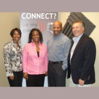 Clarissa Nelson with Islanomics, Charlotte Baker with CB Training Services, and Darryl Baker with Baker Global Enterprises