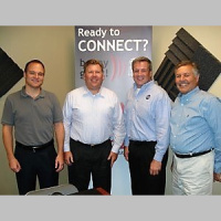 Ryan Burton with Ryan Burton Marketing, J.T. Marburger with Renew Merchandise and John Loud with Loud Security Systems
