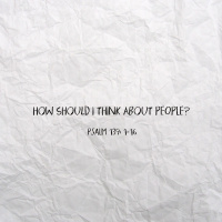 How Should I Think about People?