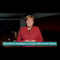 Merkel: Künstliche Intelligenz fördert Wachstum und Wohlstand