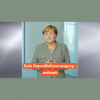Merkel: Globale Gesundheitspolitik ist in unser aller Interesse