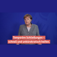Merkel: Wir lassen Unternehmen und Selbstständige nicht allein