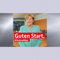 Merkel wünscht Gerst guten Start ins All
