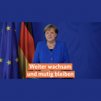 Kanzlerin Merkel mahnt zur Wachsamkeit