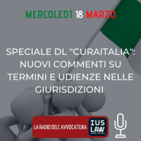 SPECIALE DL “CURAITALIA”: NUOVI COMMENTI SU TERMINI E UDIENZE NELLE GIURISDIZIONI – SPECIALE IUSLAW
