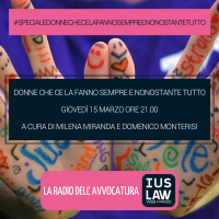 SPECIALE DONNE CHE CE LA FANNO | AVVOCATE | DONNE - Giovedì 15 Marzo #Speciali