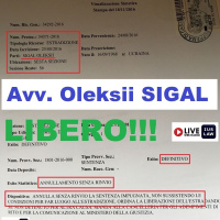 Breaking News: lAvv. Oleksii SIGAL è Libero! #EndangeredLawyers