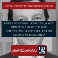 SPECIALE PROFILI PROCESSUALI - LEGGE GELLI/BIANCO - Mercoledì 7 Marzo #Speciali