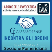 Le Novità Previdenziali - Corso di Aggiornamento per i Consigli degli Ordini - 13.01.2017