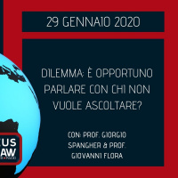 BREAKING NEWS – DILEMMA: È OPPORTUNO PARLARE CON CHI NON VUOLE ASCOLTARE? – PROF. GIORGIO SPANGHER E PROF. GIOVANNI FLORA