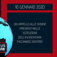 BREAKING NEWS – UN APPELLO ALLE DONNE PRESENTI NELLE ISTITUZIONI DELL’AVVOCATURA: FACCIAMOCI SENTIRE!