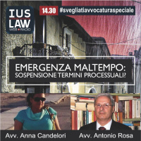 Emergenza Maltempo in Centro Italia: Sospensione dei Termini Processuali?