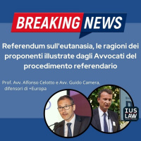 Referendum sulleutanasia, le ragioni dei proponenti illustrate dagli Avvocati del procedimento referendario #BreakingNews