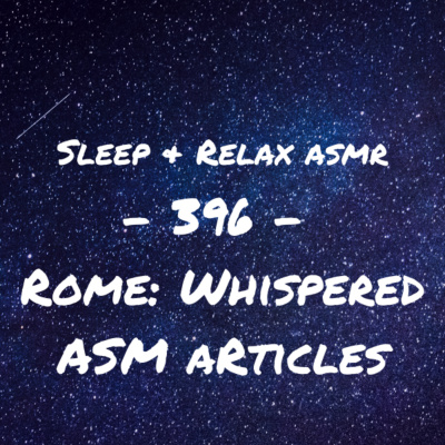 Sleep And Relax Asmr