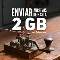 Telegram en lugar de Wetransfer