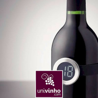 A temperatura ideal do vinho.