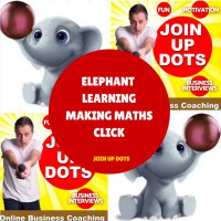 Elephant Learning Making Maths Click