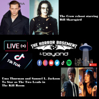 Bill Skarsgård Casted in The Crow as Eric Draven on The Horror Basement Podcast amp Beyond Podcast Episode 231