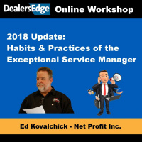 QA With Ed Kovalchick: 2018 Update: Habits  Practices of the Exceptional Service Manager