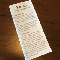 96 - Zazen Pamphlet: Essential (and Brief) Instructions for the Practice of Zazen
