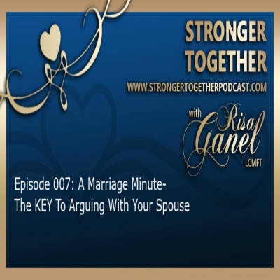 Stronger Together With Risa Ganel, Lcmft | Weekly Inspiration To Strengthen Yourself Emotionally, Physically And In Your Most