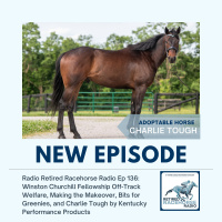 Retired Racehorse Radio: Winston Churchhill Fellowship Off-Track Welfare, Making the Makeover, Bits for Greenies, and Charlie Tough by Kentucky Performance Products
