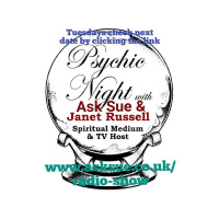 Ask Sue Radio Show joined by Janet Russell Long Island Medium Readings