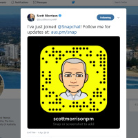 Now that Sco mo has Snapchat is it still cool?