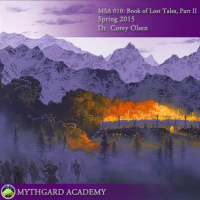 MSA010: The Book of Lost Tales, Part II, Class 1