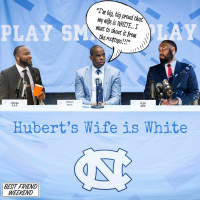 Huberts Wife is White