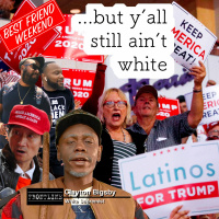 ... but yall still aint white