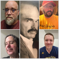 Bush with Bryan C, Peter, and Christian