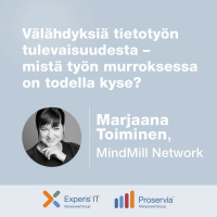 Marjaana Toiminen, MindMill Network – Välähdyksiä tietotyön tulevaisuudesta