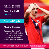 Football English: Missing chances