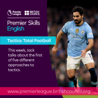 English for footballers: Tactics - Total Football