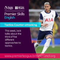 English for footballers: Tactics - Counter-attacking