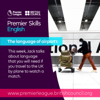 English for fans visiting the UK - The language of airports